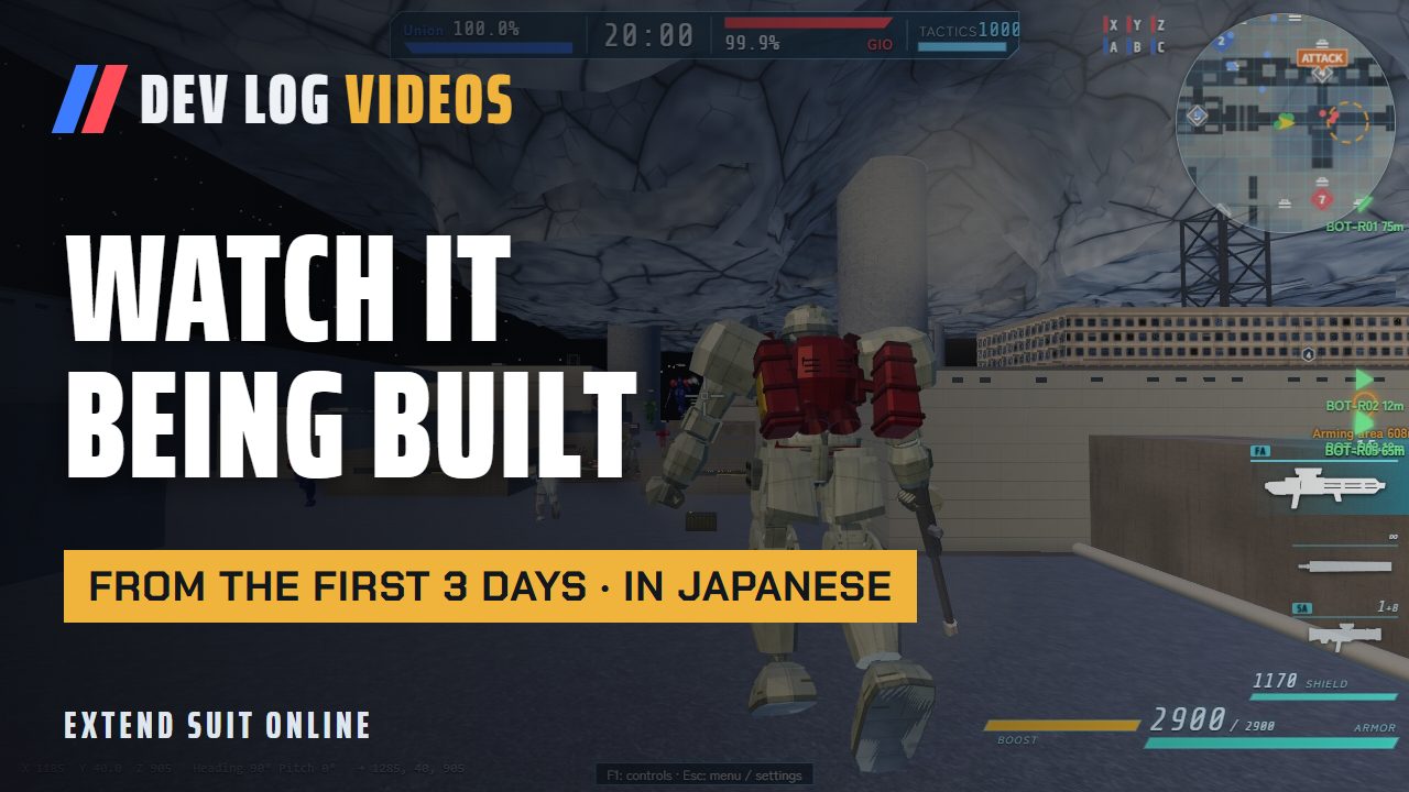 Dev log videos: watch it being built
